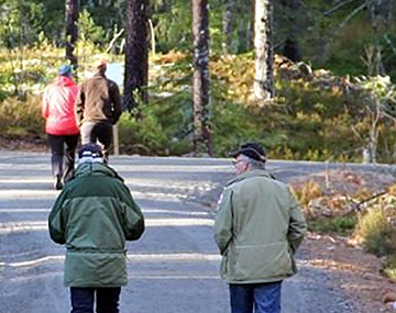 Folkestien in Østby